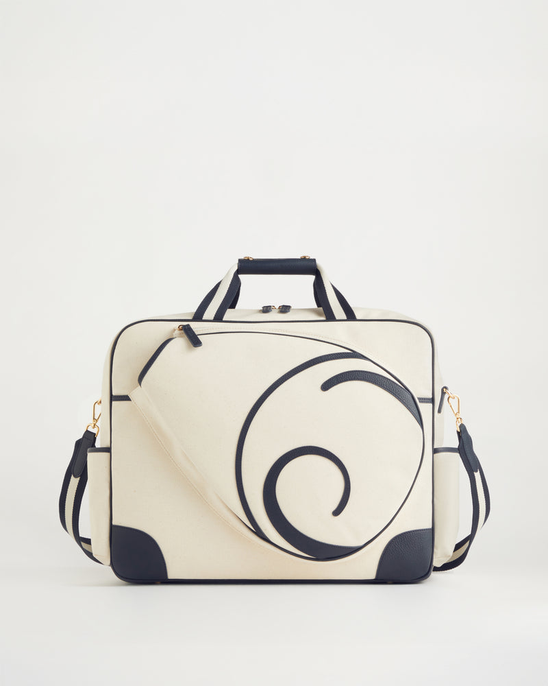 Cora - Cream with Navy